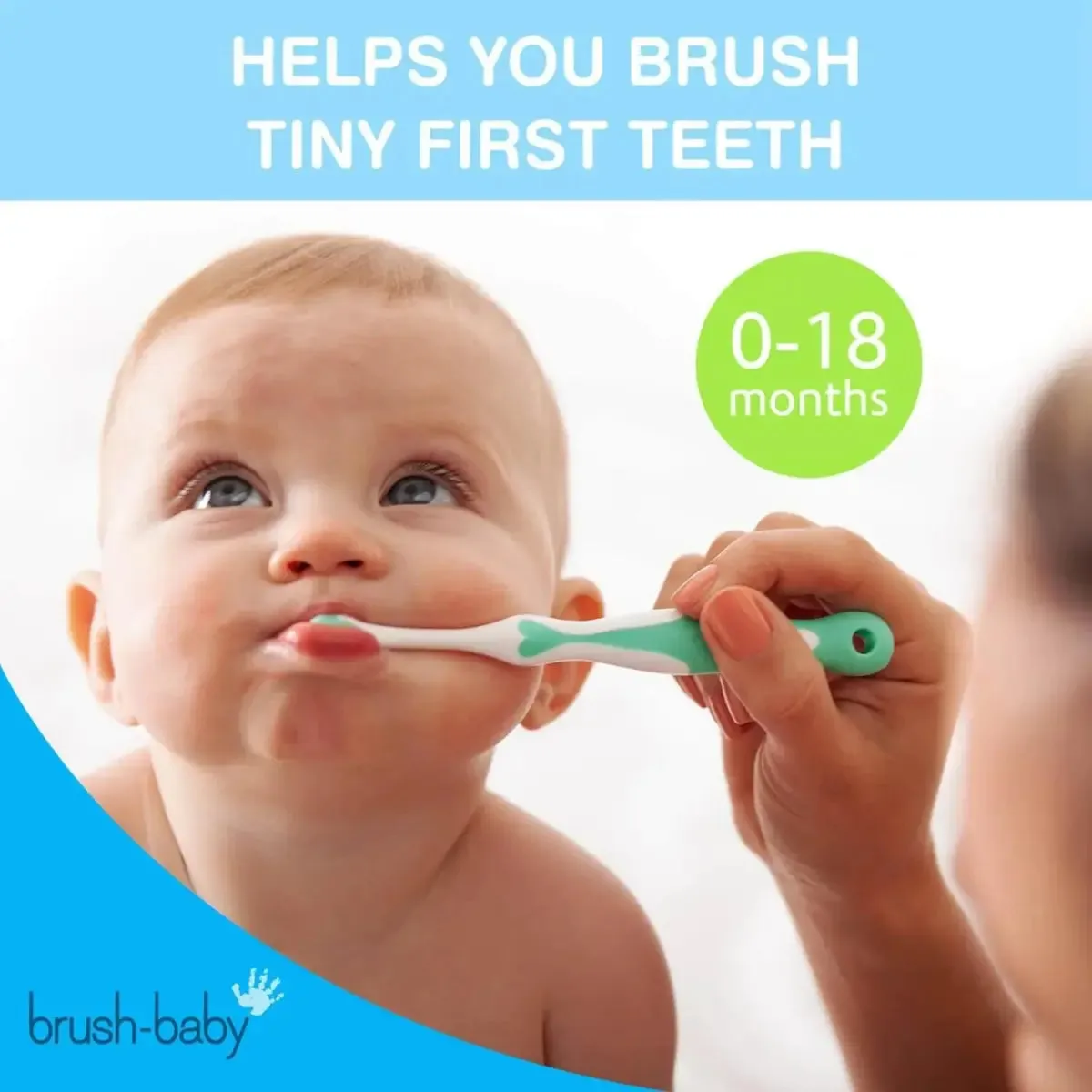 FirstBrush™ Baby Toothbrush Double Pack - Teal