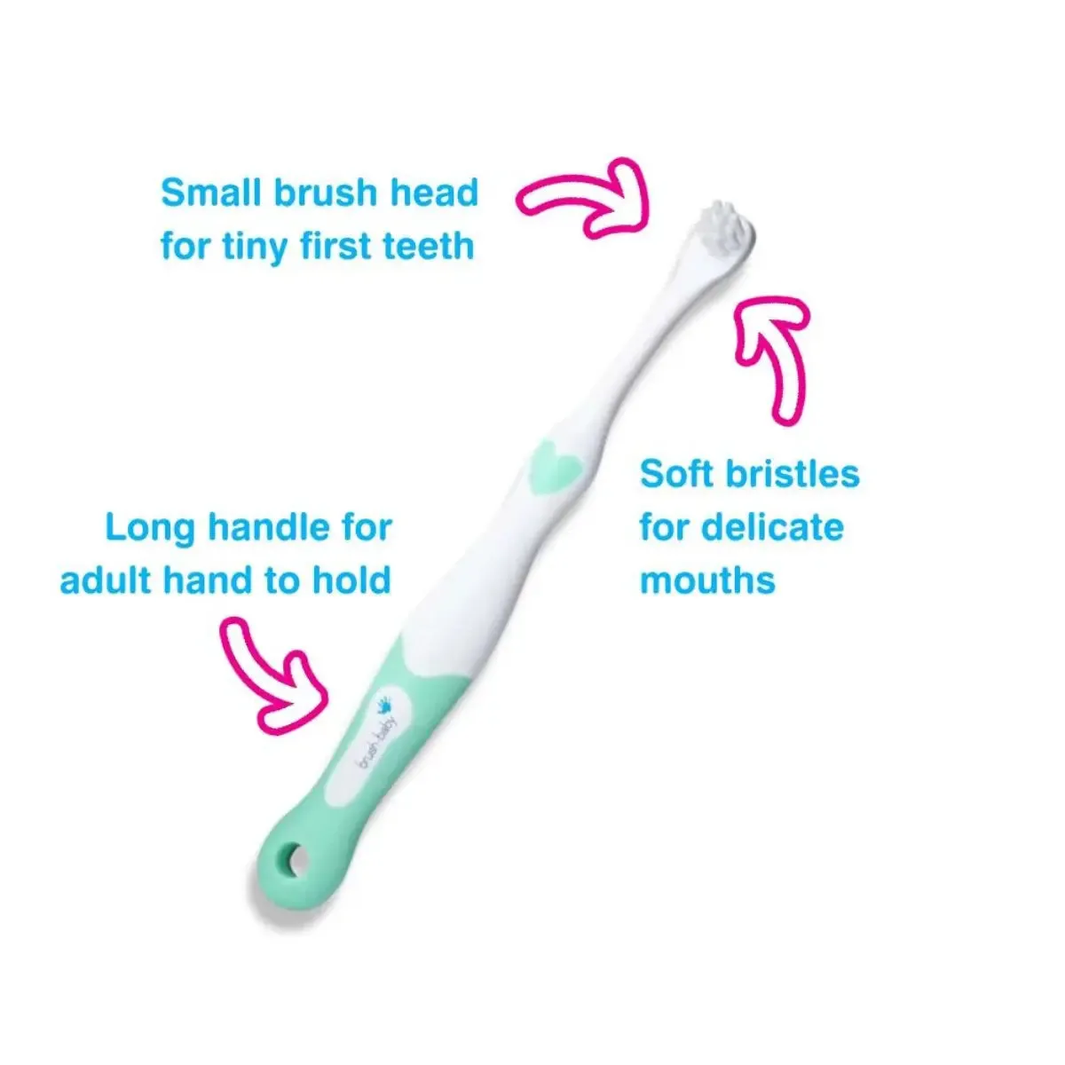 FirstBrush™ Baby Toothbrush Double Pack - Teal