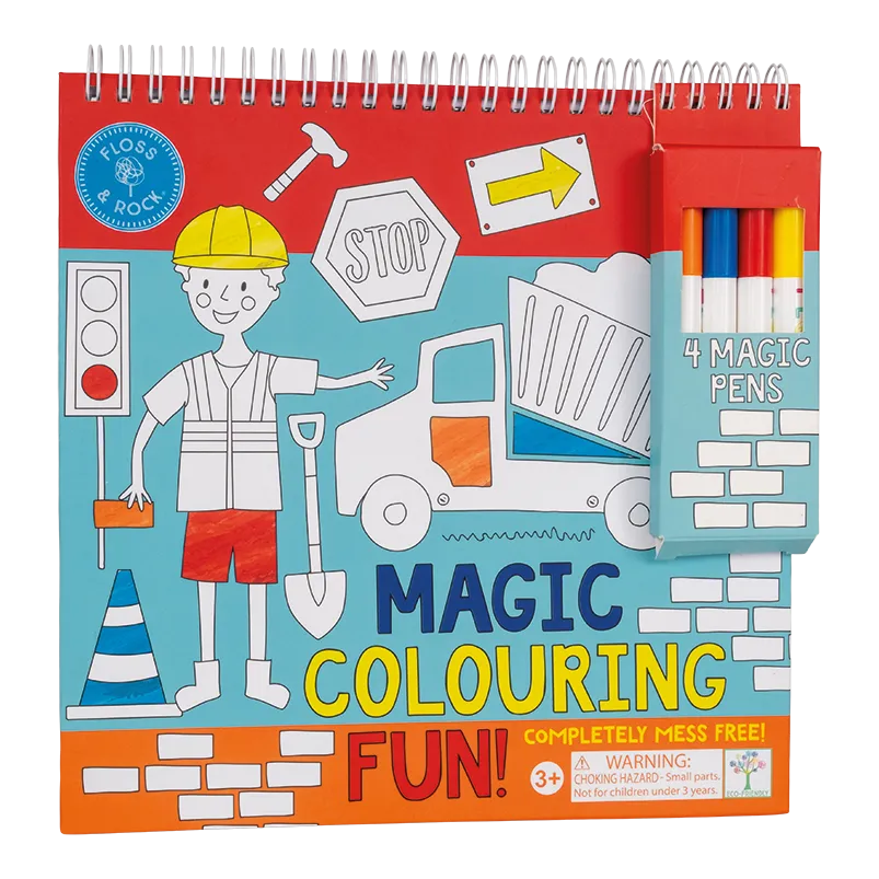 Floss & Rock Magic Colouring Fun – Construction