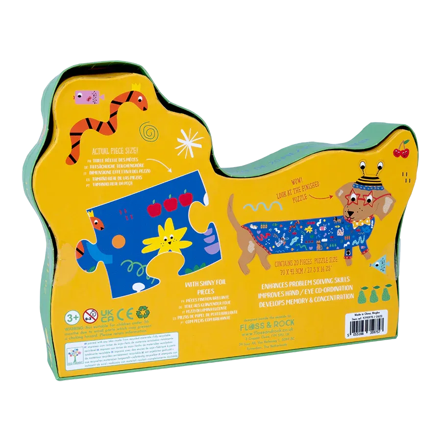 Floss & Rock Pets Shaped Puzzle – 20 Piece