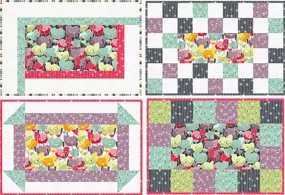 Four Easy Placemats Quilt BS2-309e - Downloadable Pattern