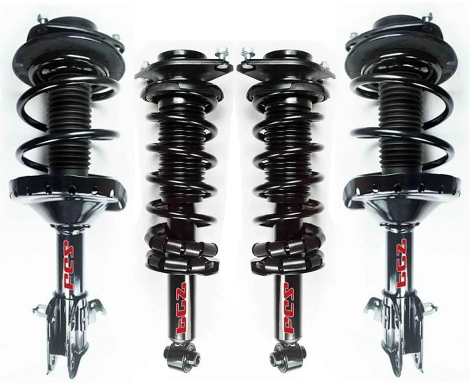 Front & Rear Coil Spring Strut Assembly for 12-14 Subaru Impreza 2.0L Engine 4Pc