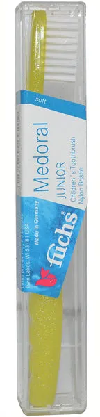 FUCHS BRUSHES - Medoral Junior Nylon Toothbrush - 12 Toothbrushes