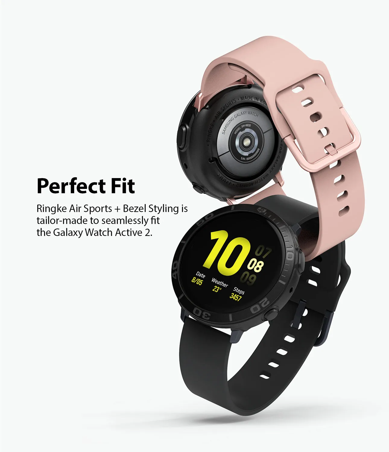 Galaxy Watch Active 2 44mm | Air Sports Black   Bezel Styling