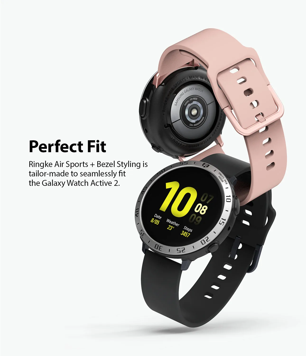 Galaxy Watch Active 2 44mm | Air Sports Black   Bezel Styling