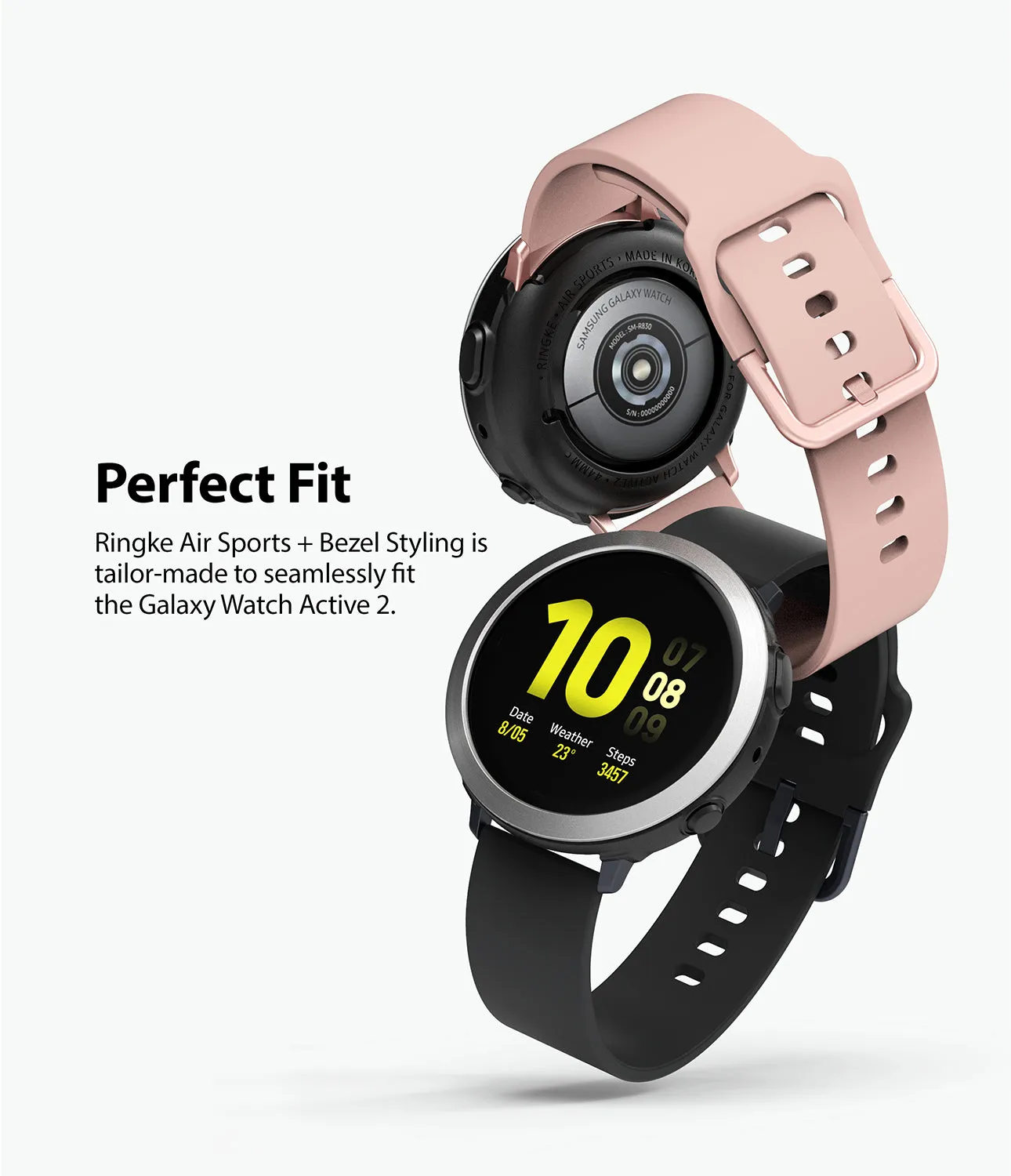 Galaxy Watch Active 2 44mm | Air Sports Black   Bezel Styling