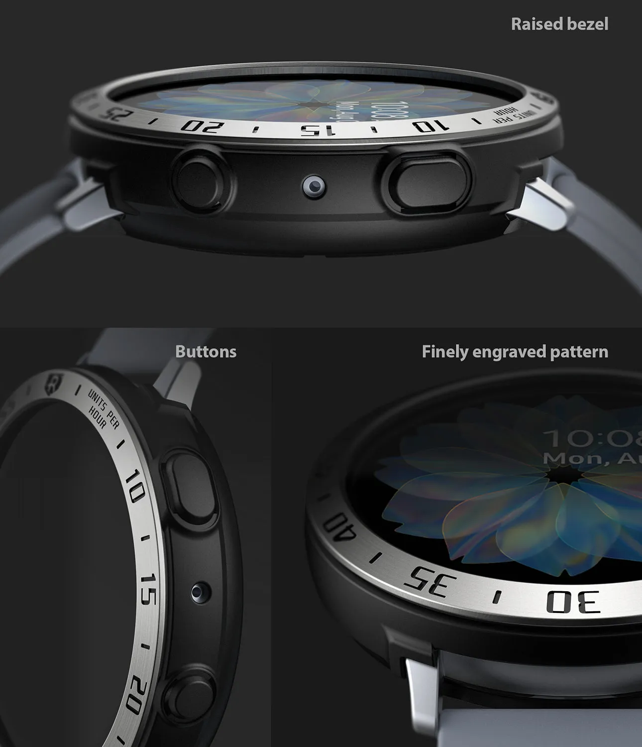 Galaxy Watch Active 2 44mm | Air Sports Black   Bezel Styling