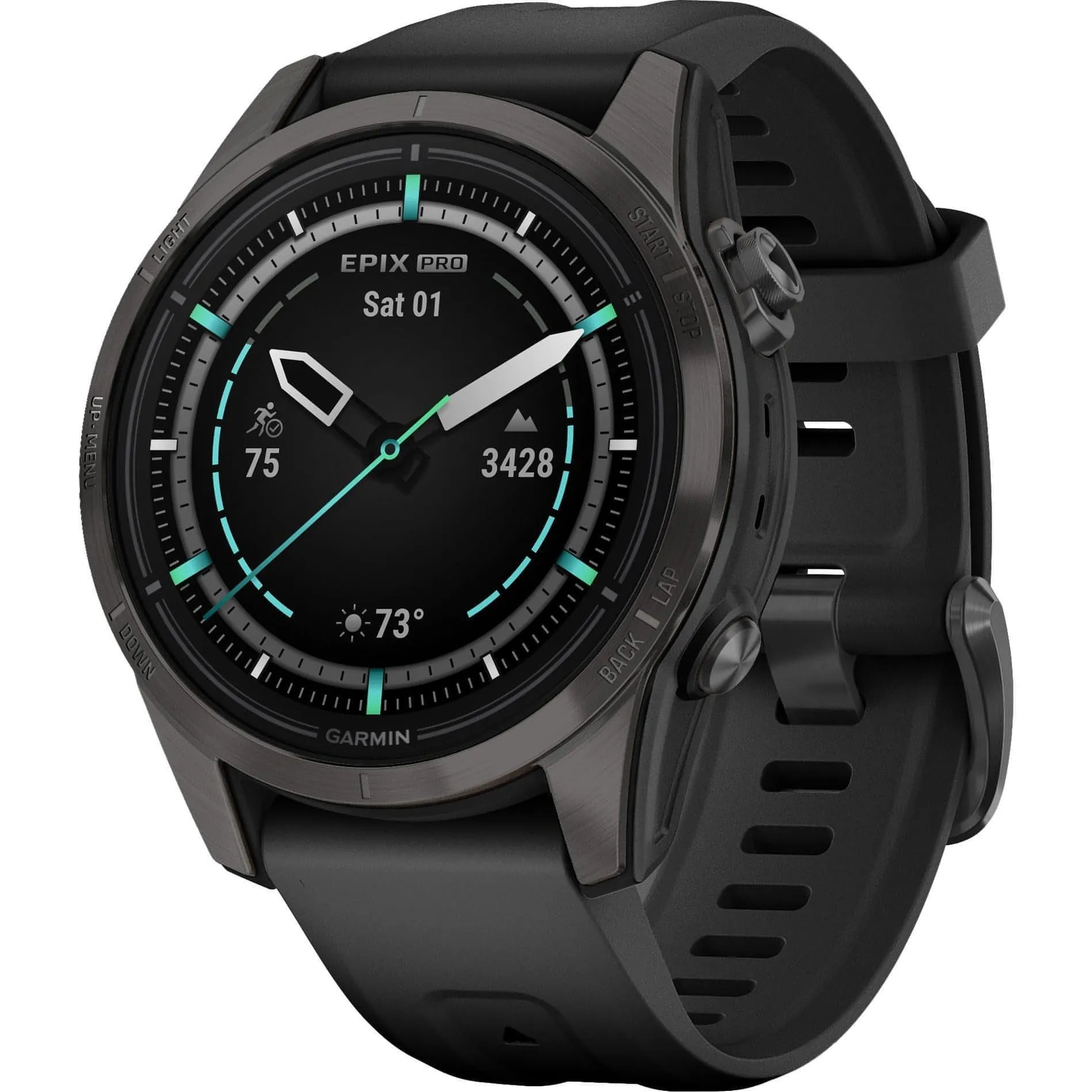 Garmin EPIX Pro (Gen 2) Sapphire 42mm HRM With GPS Multisport Watch - Black