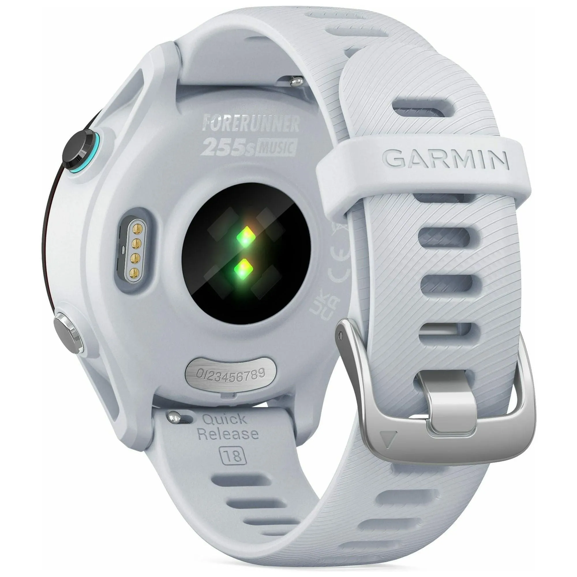 Garmin Forerunner 255S Music HRM With GPS Watch - White