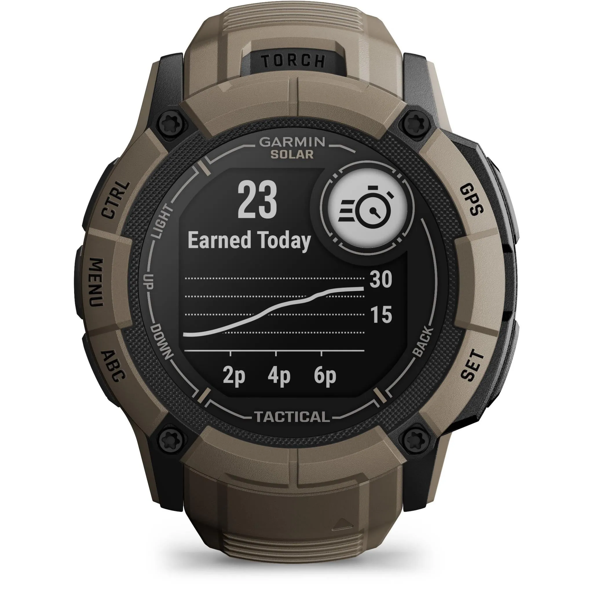 Garmin Instinct 2X Solar Sports Watch (Tactical Edition Coyote Tan)