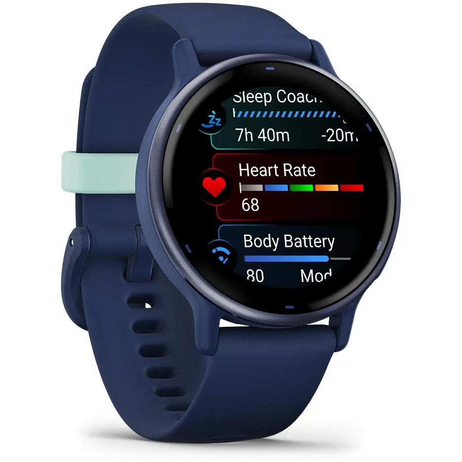 Garmin VivoActive 5 Smart Watch (Blue/Blue Metallic)