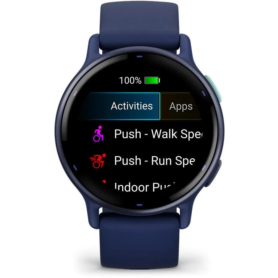 Garmin VivoActive 5 Smart Watch (Blue/Blue Metallic)