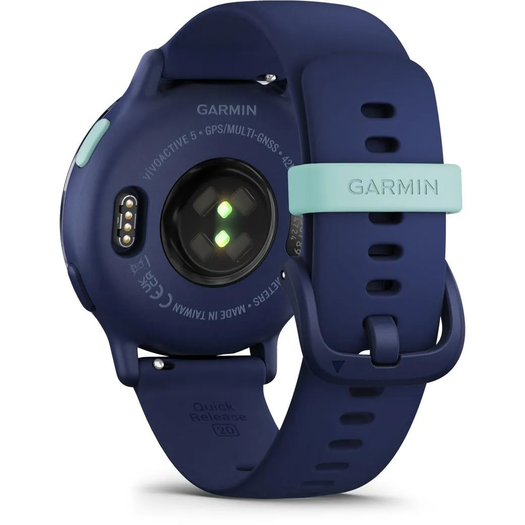 Garmin VivoActive 5 Smart Watch (Blue/Blue Metallic)