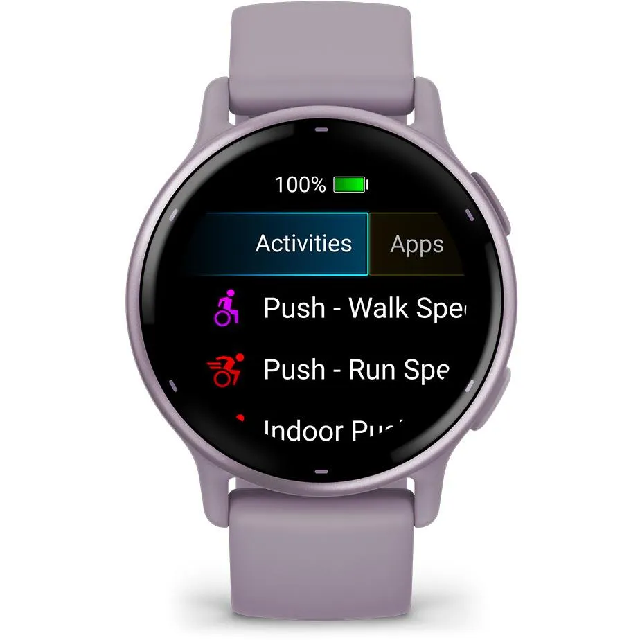 Garmin VivoActive 5 Smart Watch (Orchid/Orchid Metallic)