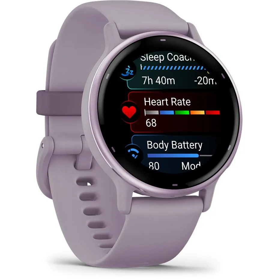 Garmin VivoActive 5 Smart Watch (Orchid/Orchid Metallic)