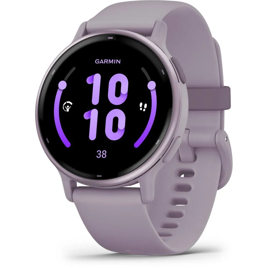 Garmin VivoActive 5 Smart Watch (Orchid/Orchid Metallic)