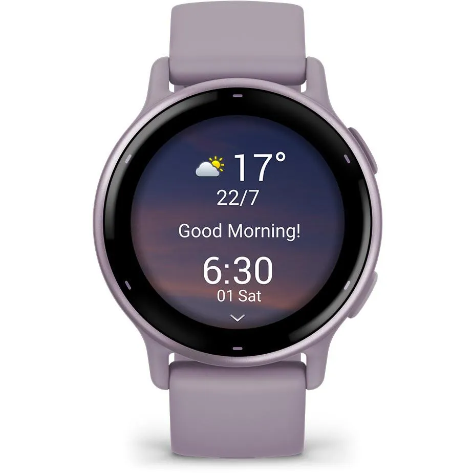 Garmin VivoActive 5 Smart Watch (Orchid/Orchid Metallic)