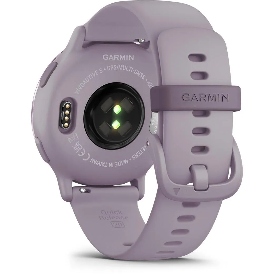 Garmin VivoActive 5 Smart Watch (Orchid/Orchid Metallic)