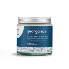 Georganics Natural Whitening Toothpowder - English Peppermint