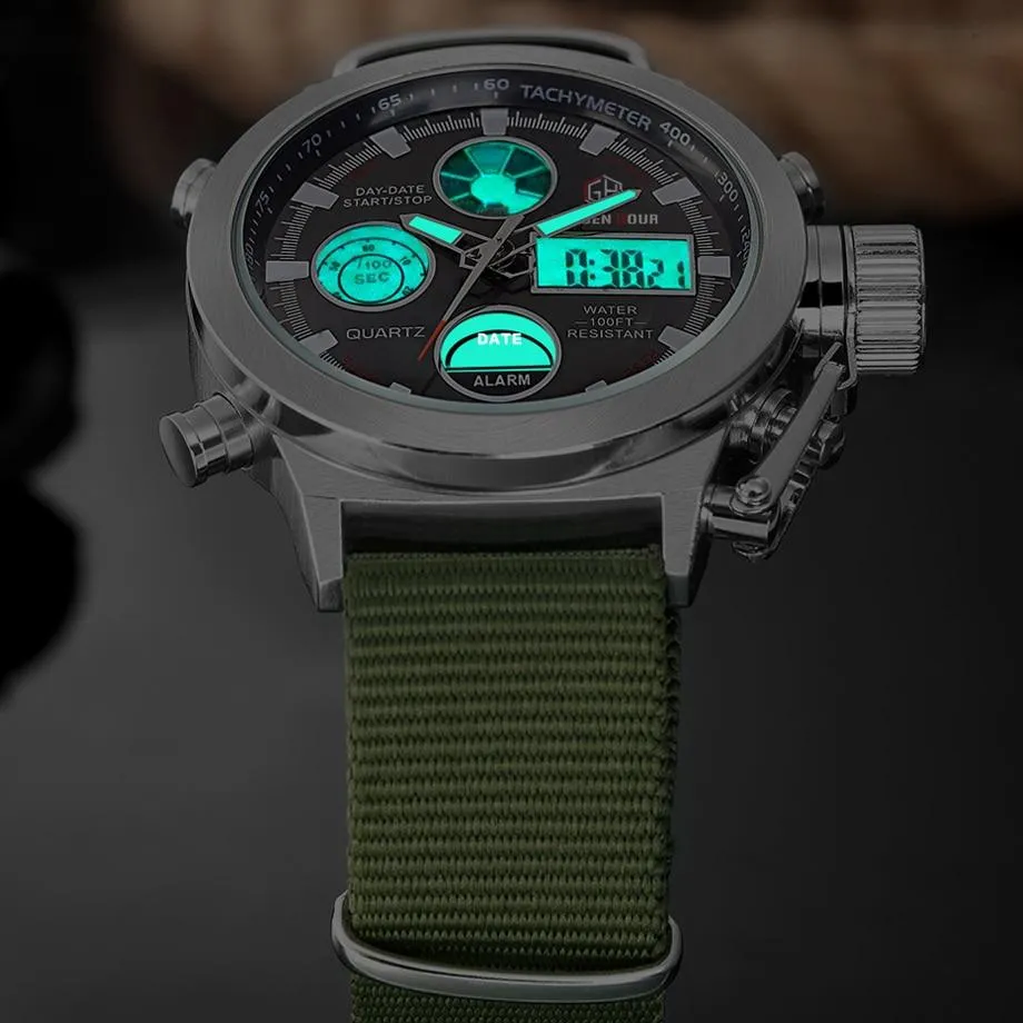 GH™ Men's Military Sports Retro Watch