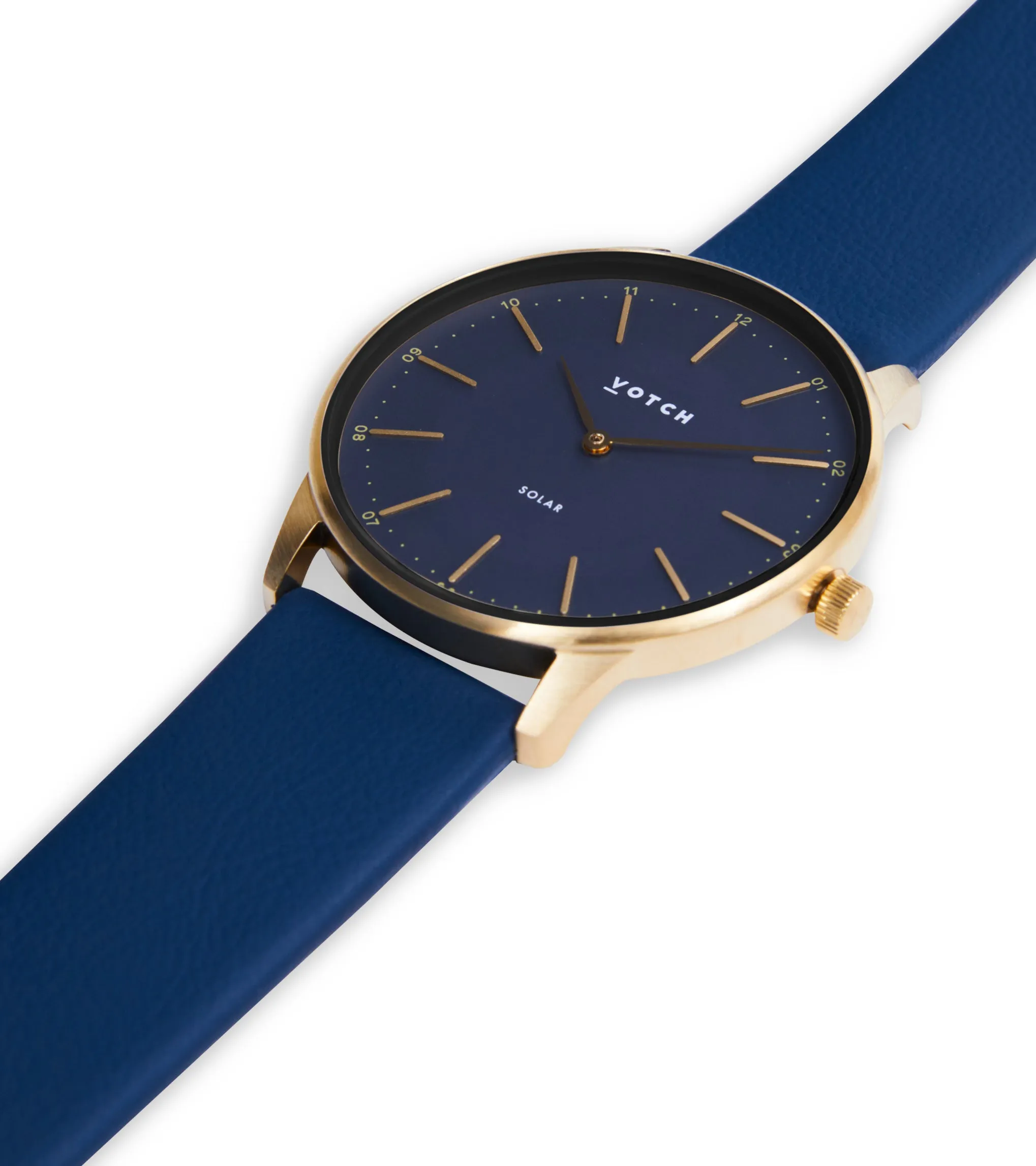 Gold & Black with Navy Watch | Solar Classic