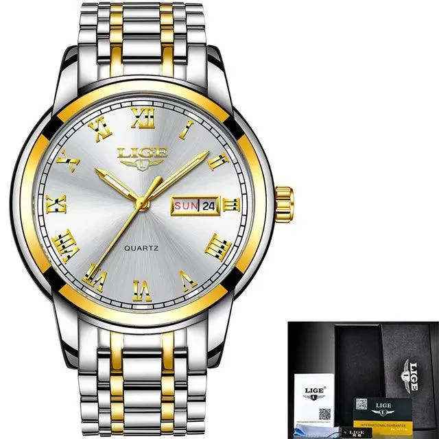 Gold Ladies Creative Steel Water Resistant Watch