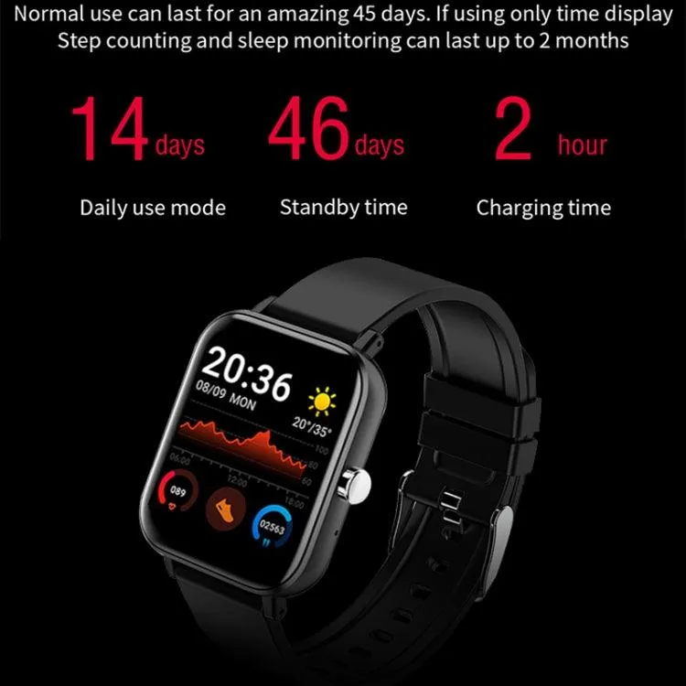 H10 1.69-Inch Bluetooth Smart Watch with Advanced Health Monitoring and Activity Tracking