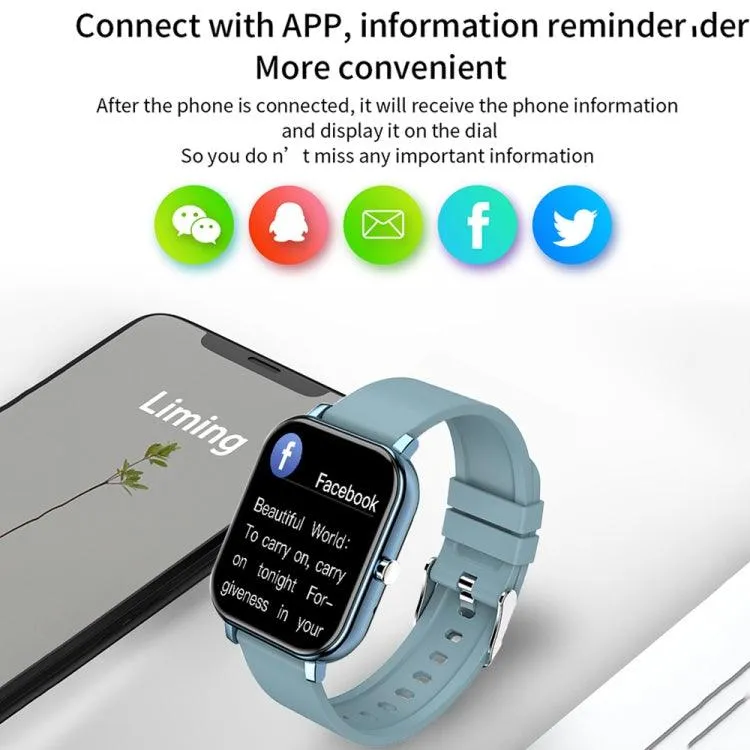 H10 1.69-Inch Bluetooth Smart Watch with Advanced Health Monitoring and Activity Tracking