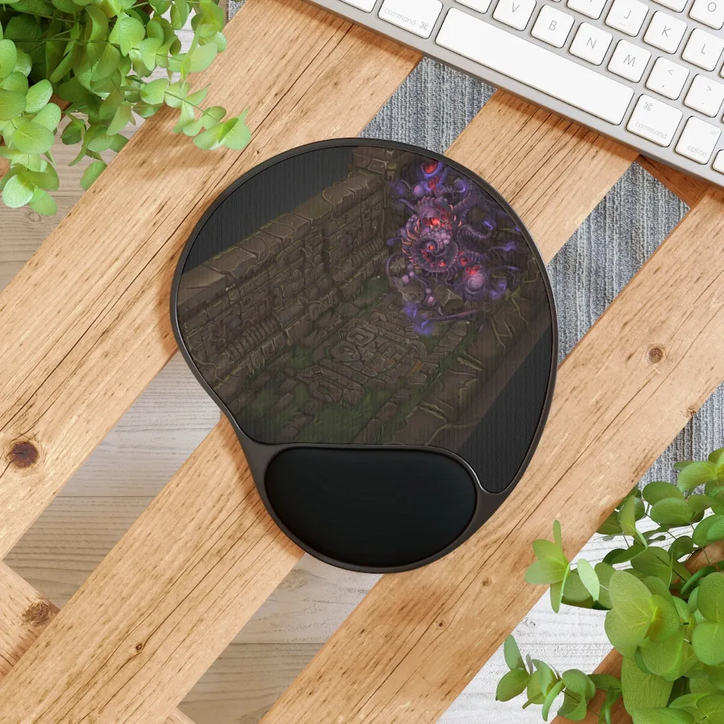 Hand-Painted Environment Art Mouse Pad With Wrist Rest