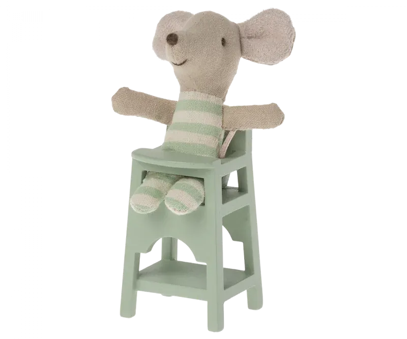 HIGH CHAIR BABY MOUSE - MINT