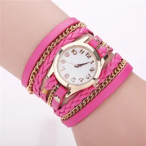 Hot Sale Fashion Casual Wrist Watch Leather Bracelet Women Watches