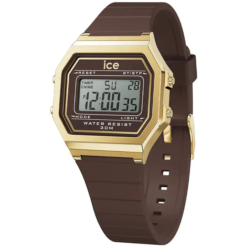 ICE Watch Digital Retro Brown Cappuccino