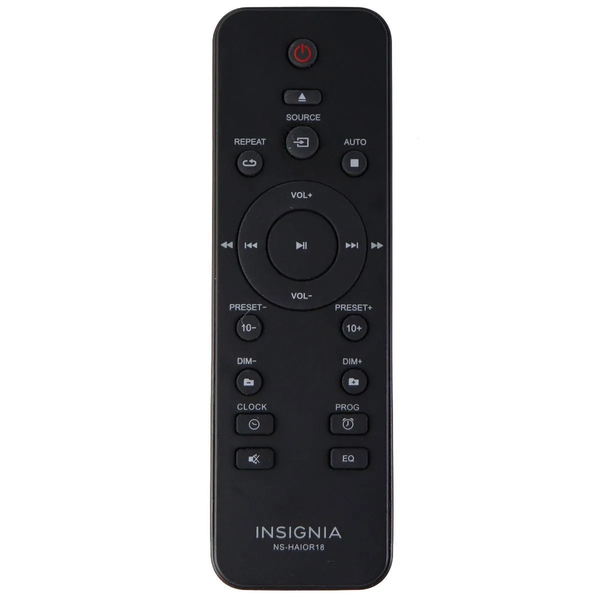 Insignia Replacement Remote for Insignia All-in-One Stereo System - HAIOR18