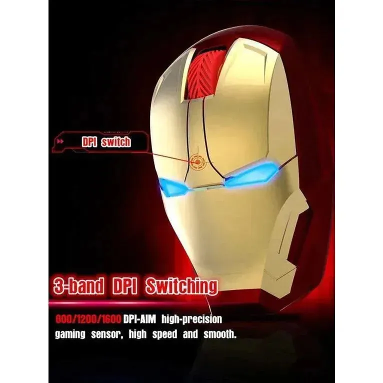 Iron Man Wireless Computer Mouse