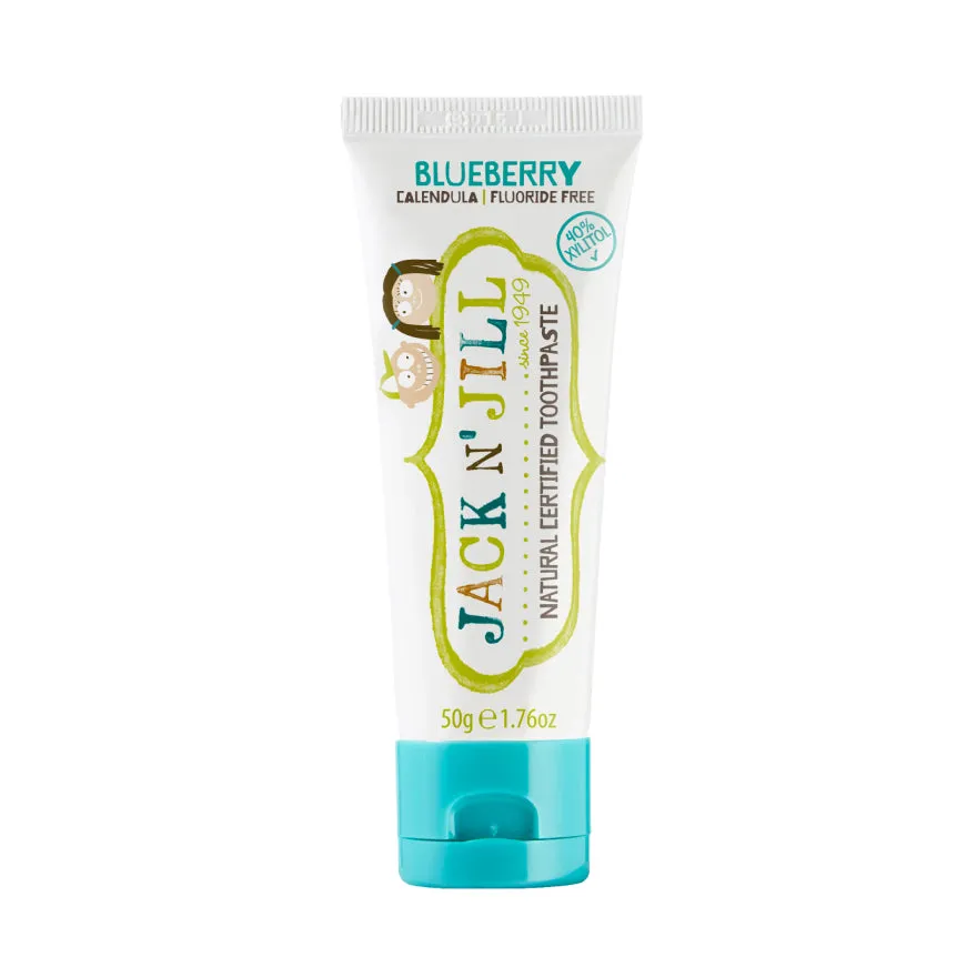 Jack N Jill  Toothpaste Blueberry Natural 50g   Toothpaste Blackcurrant Natural 50g