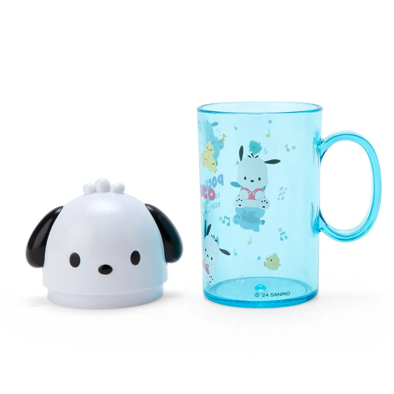 Japan Sanrio - Pochacco Toothbrush & Cup Set