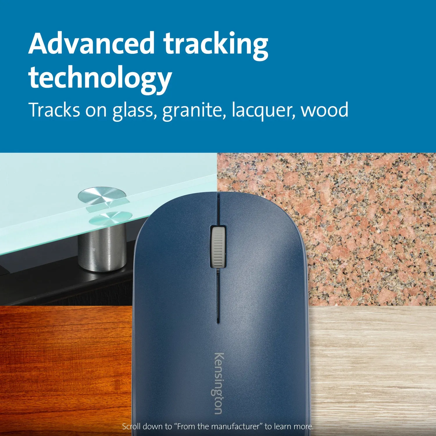 Kensington Suretrack Bluetooth Mouse - Blue