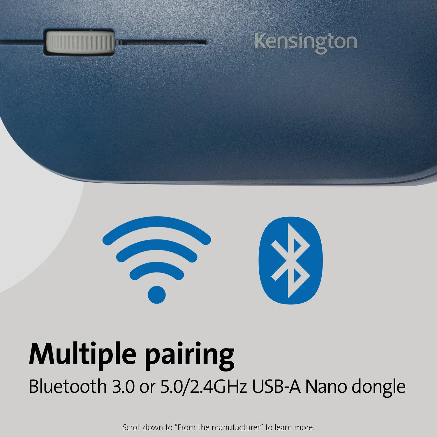 Kensington Suretrack Bluetooth Mouse - Blue