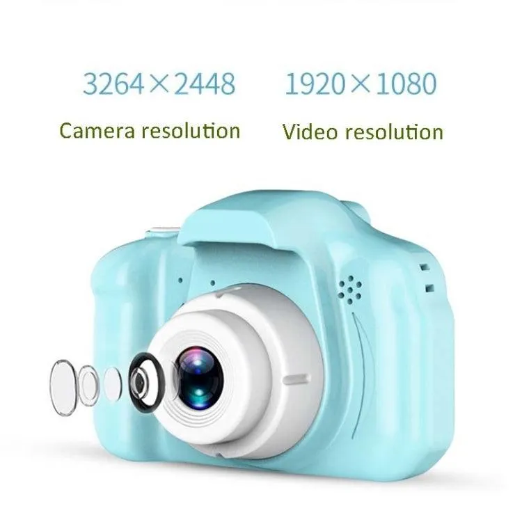 Kids' HD Portable Digital SLR Camera with 8MP Lens