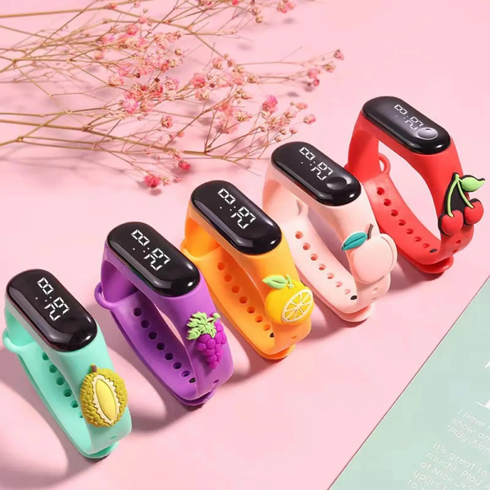 Kids' LED Digital Silicone Smartwatch