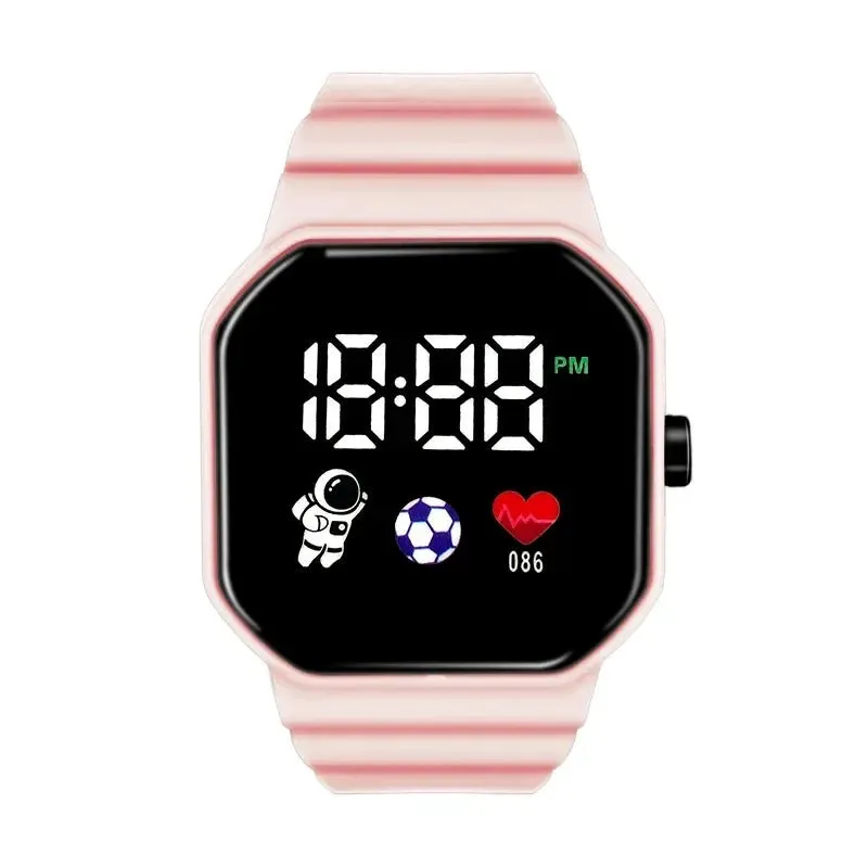 Kids Watch Sport LED Digital Watches Spaceman Silicone Strap Waterproof Electronic Wristwatch for Children Boys Girls Gifts New