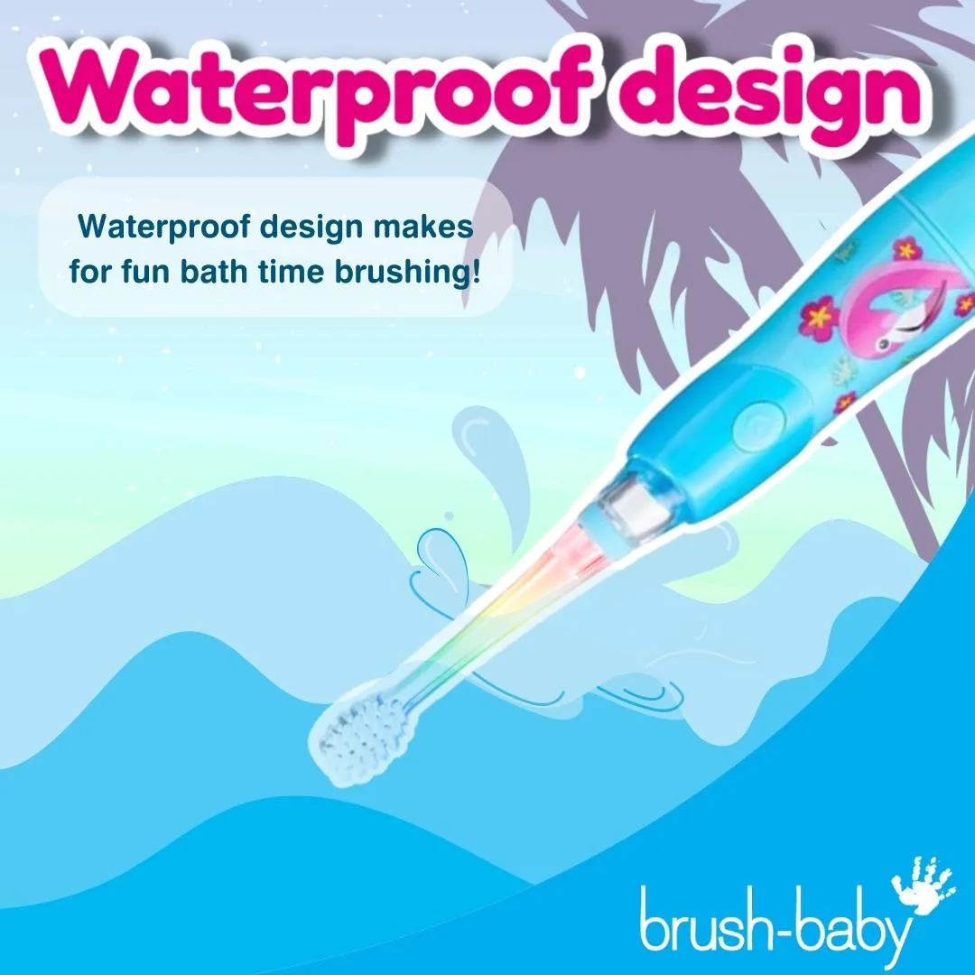 KidzSonic® Flamingo Electric Toothbrush & KidzSonic® Rocket Electric Toothbrush (Ages 3  Years)