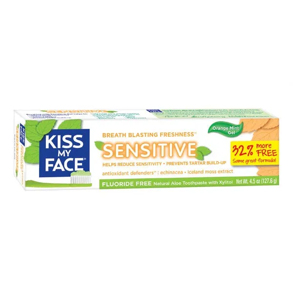 KISS MY FACE - Sensitive Toothpaste - 4.5 oz.