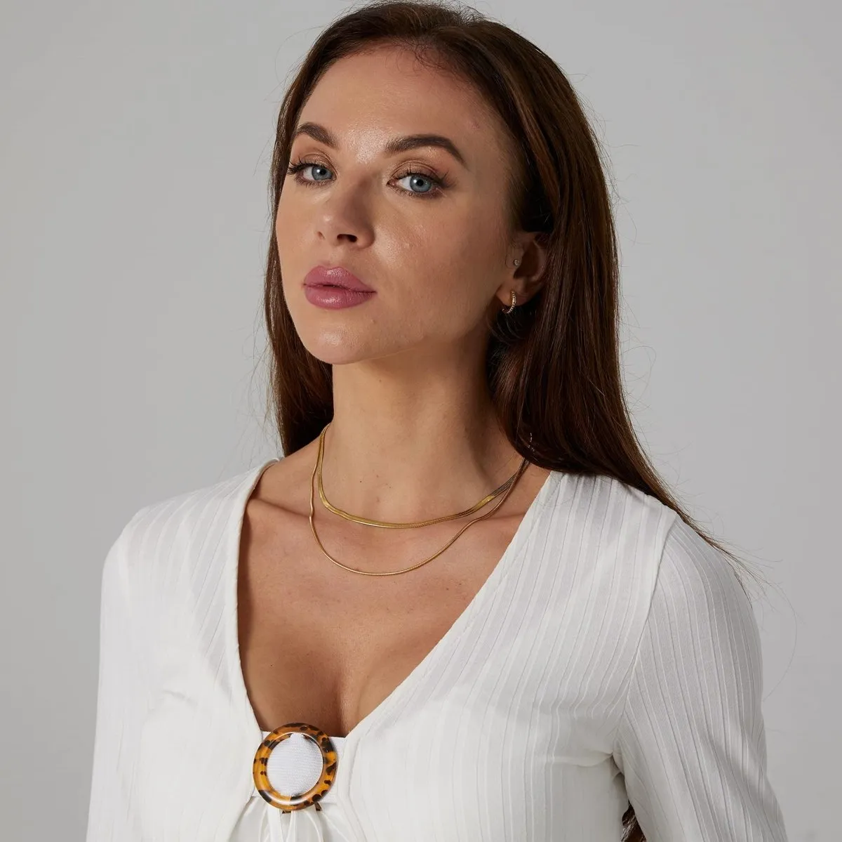 Kyerlyn Gold Layered Necklaces