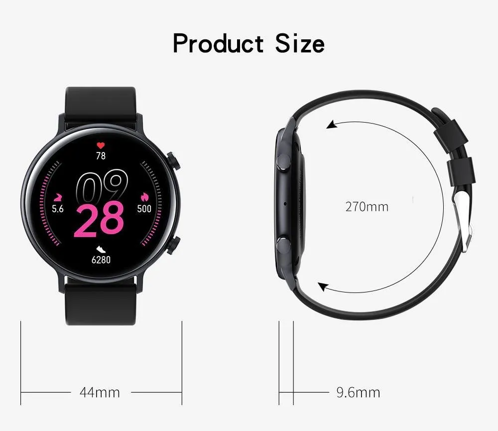 Ladies Bluetooth ECG Fitness Tracker For All Phones