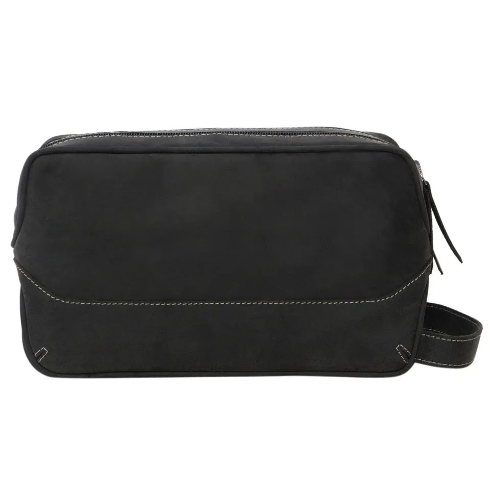 Leather Toiletries Wash Bag