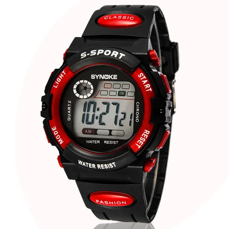 LED Watch Super dive 30 M waterproof outside sport cartoon watches boys girl's Children's digital Watches