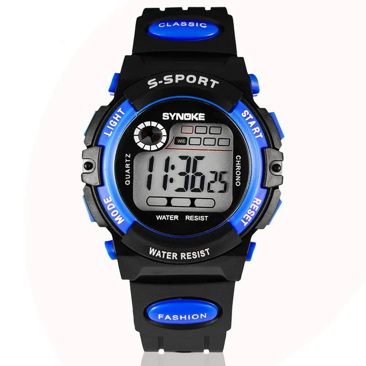 LED Watch Super dive 30 M waterproof outside sport cartoon watches boys girl's Children's digital Watches