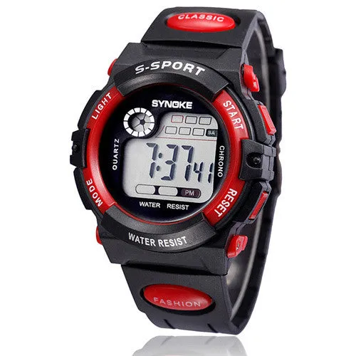 LED Watch Super dive 30 M waterproof outside sport cartoon watches boys girl's Children's digital Watches