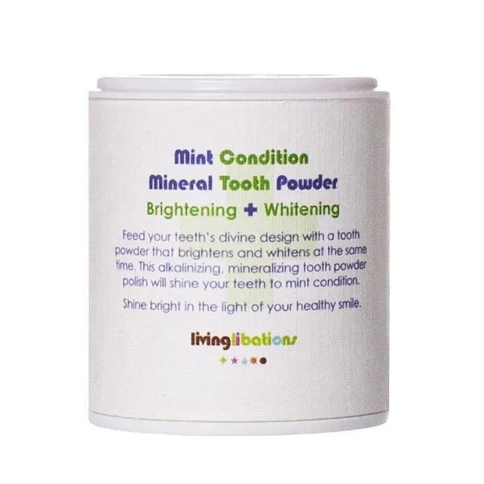 LIVING LIBATIONS - Mint Condition Mineral Tooth Powder